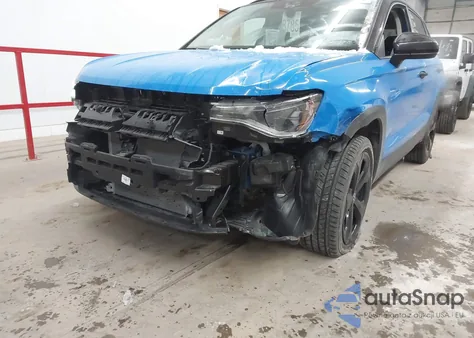 2025 Volkswagen Taos 1.5T Se Black z USA, uszkodzony, nr VIN 3VV2C7B20SM011265